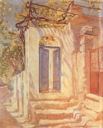 GIOVANNI DA MILANO The Blue Door oil painting image